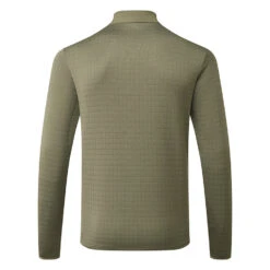 Adidas DWR 1/4 Zip Golf Sweater 5 Adidas DWR 1/4 Zip Golf Sweater -Golf Gear Sales Adidas DWR 1 4 Zip Golf Sweater Olive Strata HY3907 Back