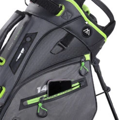 Big Max Dri-Lite Hybrid Summit Golf Stand Bag -Golf Gear Sales Big Max Dri Lite Hybrid Summit Golf Stand Bag Charcoal Lime 3