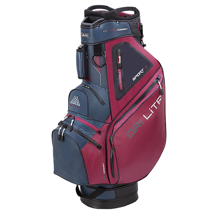 Golf Gear Sales -Golf Gear Sales Big Max Dri Lite Sport 2 Golf Cart Bag Blue Merlot White 1