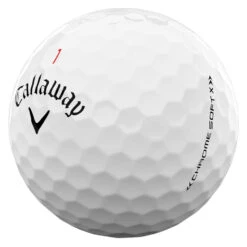 Callaway Chrome Soft X Golf Balls -Golf Gear Sales Callaway 2022 Chrome Soft X Golf Balls White 3