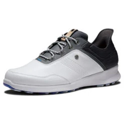 FootJoy FJ Stratos 50072 Golf Shoes -Golf Gear Sales FootJoy FJ Stratos 50072 Golf Shoes White Black Forged Iron Blanc de Blanc 5
