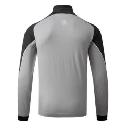 Galvin Green Daxton Insula Golf Pullover 11 Galvin Green Daxton Insula Golf Pullover -Golf Gear Sales Galvin Green AW22 DAXTON G124270 SHARKSKIN BLACK WHITE Back