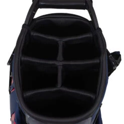 J.Lindeberg Play ST Golf Stand Bag -Golf Gear Sales J Lindeberg Play ST Golf Stand Bag Swirl Red JL Navy Barbados Cherry 4