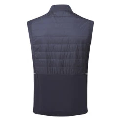 J.Lindeberg Kenny Hybrid Thermal Golf Wind Vest -Golf Gear Sales J.Lindeberg AMOW08166 6855 M Kenny Hybrid Vest JL Navy WTLIN038 Back