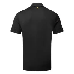 J.Lindeberg Diamond Golf Polo Shirt 5 J.Lindeberg Diamond Golf Polo Shirt -Golf Gear Sales J.Lindeberg GMJT06475 9999 M Diamond Regular Fit Polo Black Back