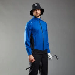 Ping Sensor Dry 2.5 Graphene Waterproof Golf Jacket -Golf Gear Sales Ping AW22 Sensor Dry 2.5 Graphene Waterproof Jacket PO3488 NSB WJPIN064 North Sea Black Model 1