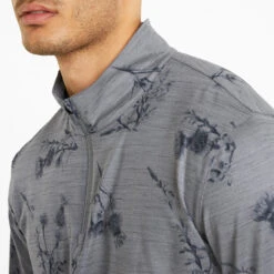 Puma Cloudspun Lowlands 1/4 Zip Golf Popover 10 Puma Cloudspun Lowlands 1/4 Zip Golf Popover -Golf Gear Sales Puma Cloudspun Lowlands 1 4 Zip Golf Popover Quiet Shade Heather 537067 02 SWPUM258 Model 2