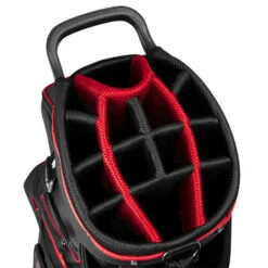 TaylorMade Tour Lite Golf Cart Bag 7 TaylorMade Tour Lite Golf Cart Bag -Golf Gear Sales TaylorMade Tour Lite Golf Cart Bag Black Red 4