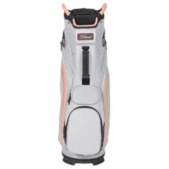 Titleist Cart 14 Lightweight Golf Cart Bag -Golf Gear Sales Titleist Cart 14 Lightweight Golf Cart Bag Grey Peach 3