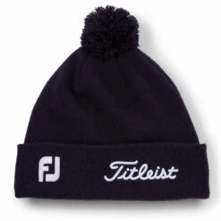 Titleist Tour Pom Pom Golf Beanie 7 Titleist Tour Pom Pom Golf Beanie -Golf Gear Sales Titleist Tour Pom Pom Golf Beanie Navy White 4