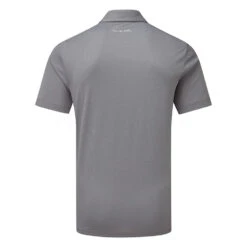 TravisMathew Private Dock Golf Polo Shirt -Golf Gear Sales Travis Mathew SS21 Private Dock Golf Polo Shirt 1MW149 SHTRA054 M Heather Medium Grey Back