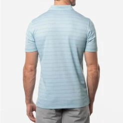 TravisMathew Tahoe Golf Polo Shirt -Golf Gear Sales Travis Mathew SS21 Tahoe Polo Shirt 1MW154 Code SHTRA034 M Heather Delphinium Model 3