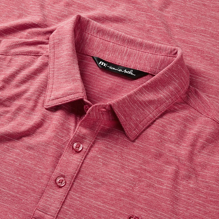 TravisMathew The Heater Golf Polo Shirt Black 2 TravisMathew The Heater Golf Polo Shirt Black - Image 2