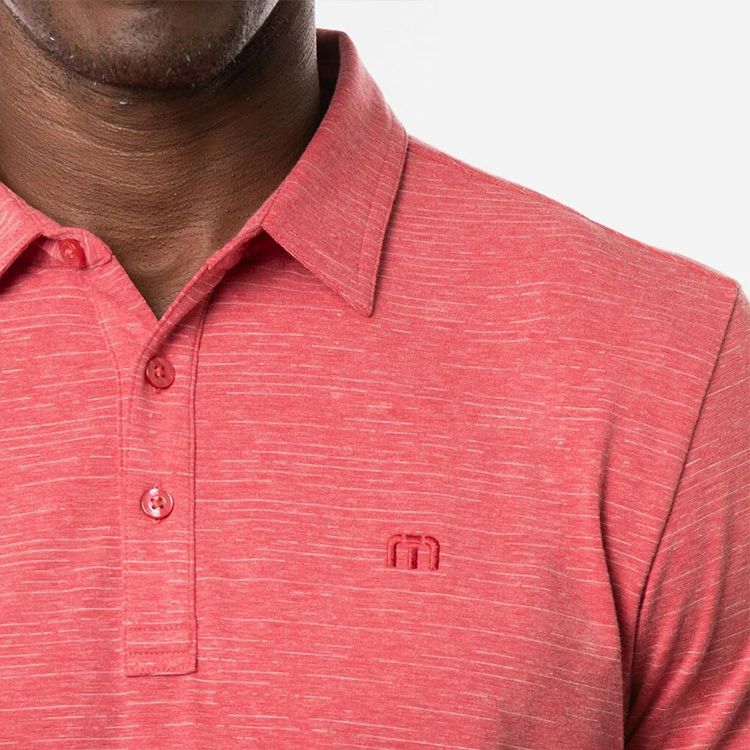 TravisMathew The Heater Golf Polo Shirt Black 5 TravisMathew The Heater Golf Polo Shirt Black - Image 5