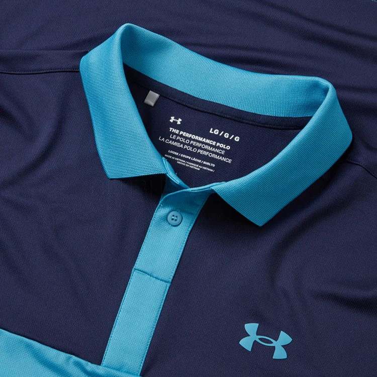 Under Armour Performance 3.0 Colour Block Golf Polo Shirt 2 Under Armour Performance 3.0 Colour Block Golf Polo Shirt - Image 2