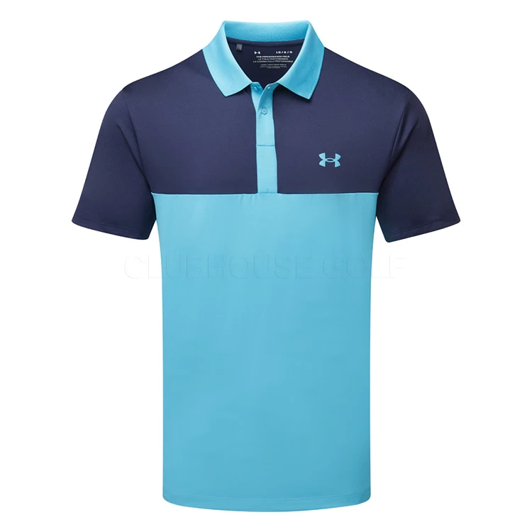 Under Armour Performance 3.0 Colour Block Golf Polo Shirt 1 Under Armour Performance 3.0 Colour Block Golf Polo Shirt