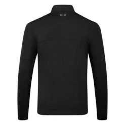 Under Armour Storm FZ Full Zip Golf Jacket 5 Under Armour Storm FZ Full Zip Golf Jacket -Golf Gear Sales Under Armour SS23 Storm Midlayer FZ Sweater 1377399 001 SWUND199 S Black Black Pitch Grey Back